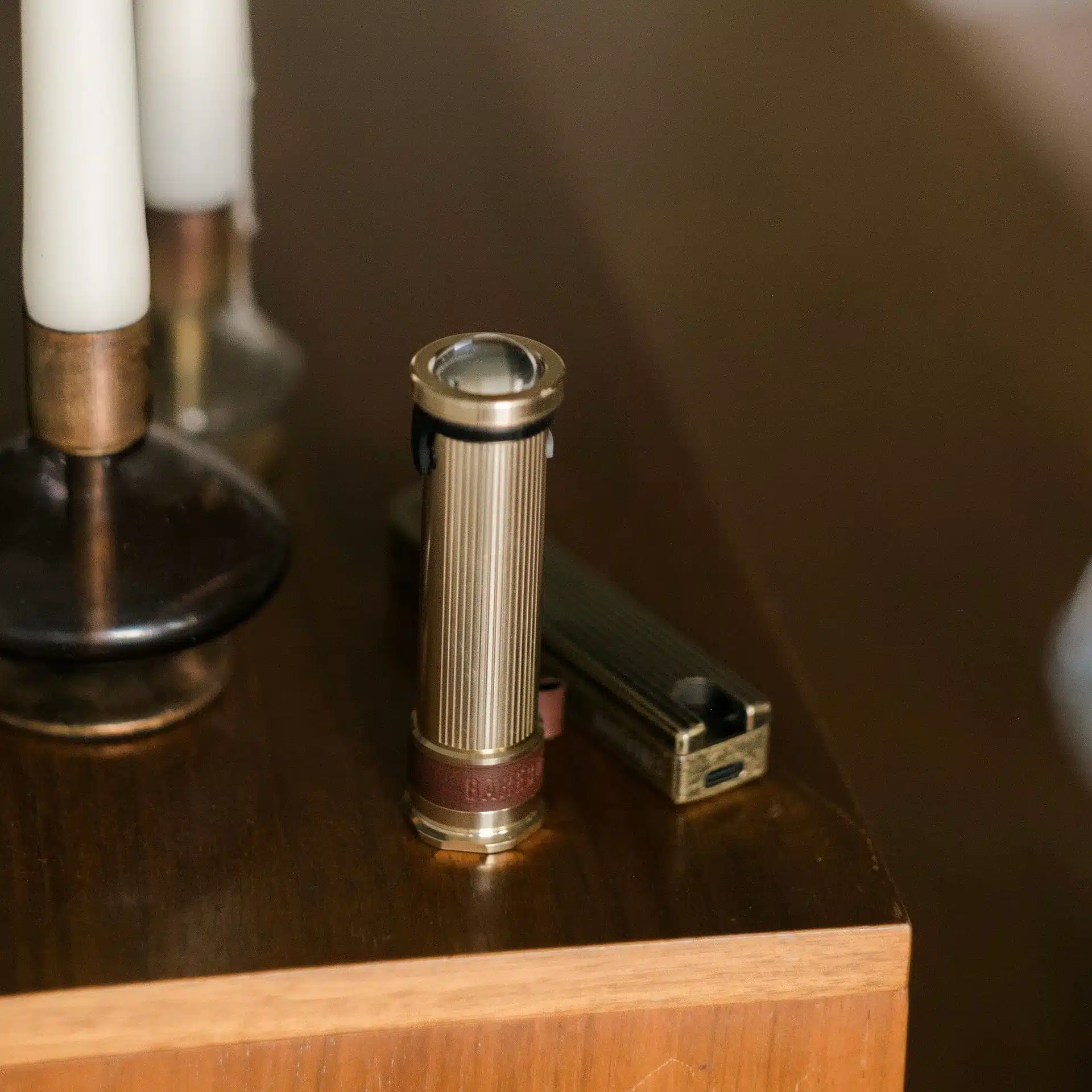 LIV 155 MiniFlashlight Brass PDP