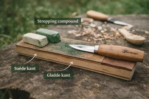 Welke kant van een strop gebruik je voor compound?
