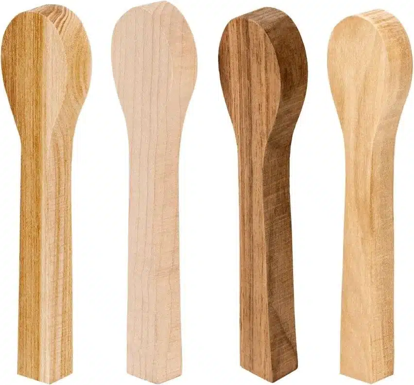Beavercraft polotovary wood carving spoon blanks set jilm orech javor olse (9)