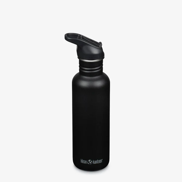 Klean Kanteen Classic Single Wall 800ml Zwart Sportfles