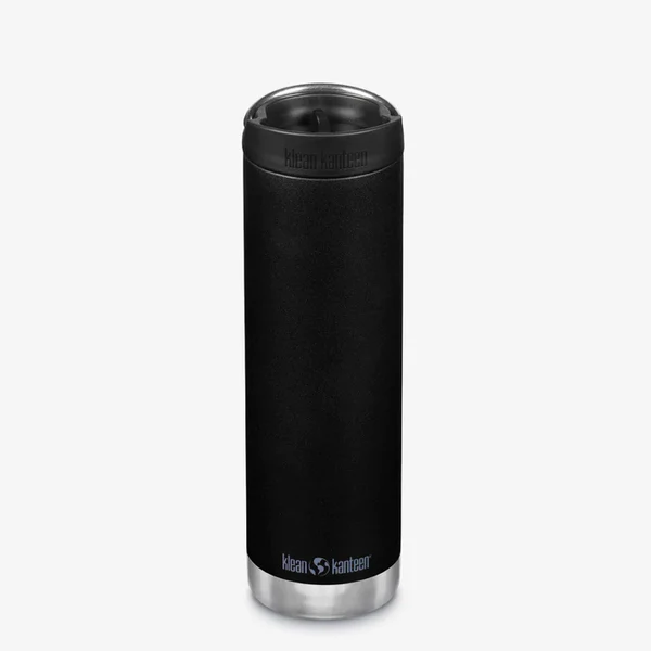 Klean Kanteen TKWide 592ml Roestvrijstalen Fles zwart met Café Cap - Duurzaam & Isolerend