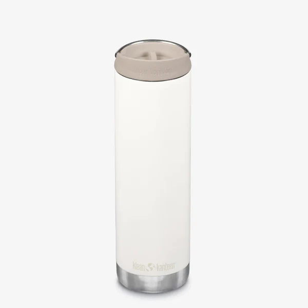 Klean Kanteen TKWide 592ml Roestvrijstalen Fles met Café Cap Tofu - Duurzaam & Isolerend
