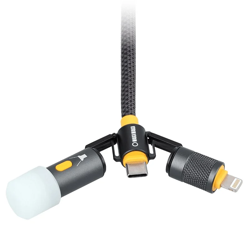 WakaWaka Connect USB Multiplug Kabel - Universele Oplader met 3 USB-poorten - Afbeelding 4