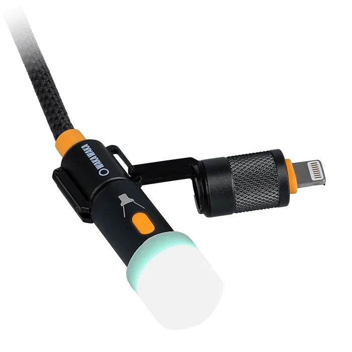 WakaWaka Connect USB Multiplug Kabel - Universele Oplader met 3 USB-poorten - Afbeelding 5